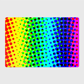 Магнитный плакат 3Х2 с принтом Цветная кислота в Петрозаводске, Полимерный материал с магнитным слоем | 6 деталей размером 9*9 см | абстракция | круги | радуга | цветной | яркий
