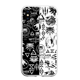 Чехол для iPhone XS Max матовый с принтом THE WITCHER LOGOOMBING   ВЕДЬМАК ПАТТЕРН в Петрозаводске, Силикон | Область печати: задняя сторона чехла, без боковых панелей | geralt | the witcher | the witcher wild hunt | witcher | wolf | аард | аксий | белый волк | ведьмак | ведьмак 3 | волк | геральт | игни | ирден | йенифер | каер морхен | квен | охотник | трисс | цири | школа волка