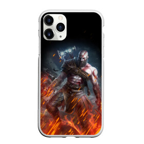 Чехол для iPhone 11 Pro Max матовый с принтом КРАТОС В ОГНЕ | GOD OF WAR (НА СПИНЕ) в Петрозаводске, Силикон |  | Тематика изображения на принте: ascension | betrayal | chains of olympus | cratos | ghost of sparta | god of war | hack and slash | kratos | logo | ragnarok | rune | war | атрей | бог войны | война | год ов вар | год оф вар | игра | иероглифы | кратос | лого | логотип | рагнарёк | руны 