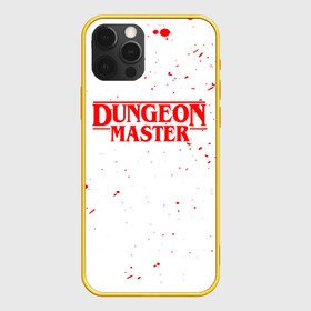 Чехол для iPhone 12 Pro с принтом DUNGEON MASTER BLOOD ГАЧИМУЧИ БЕЛЫЙ в Петрозаводске, силикон | область печати: задняя сторона чехла, без боковых панелей | aniki | billy | boss | boy | bucks | dark | deep | door | dungeon | fantasy | gachi | gachimuchi | gym | hundred | master | muchi | next | stranger | the | things | three | van | wee | билли | ван | гачи | гачимучи | дела | мучи | 