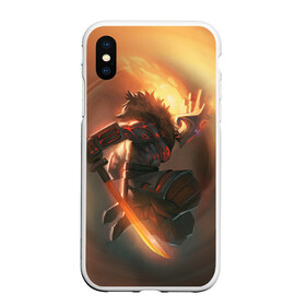 Чехол для iPhone XS Max матовый с принтом DOTA 2 ДЖАГЕРНАУТ в Петрозаводске, Силикон | Область печати: задняя сторона чехла, без боковых панелей | bristleback | dota | dota 2 | dota2 | heroes | invoker | lina | og team | pudge | shadow | shadow fiend | team liquid | team spirit | the international | windranger | бристелбек | бристл | джагернаут | дота | дота 2 | дота2 | пудж | тень | урса