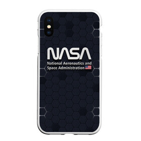 Чехол для iPhone XS Max матовый с принтом NASA 3D LOGO   НАСА 3D логотип в Петрозаводске, Силикон | Область печати: задняя сторона чехла, без боковых панелей | Тематика изображения на принте: elon | mask | musk | nasa | space x | star | америка | астронавт | звезды | земля | илон | космонавт | космос | луна | марс | маск | наса | планета | ракета | флаг