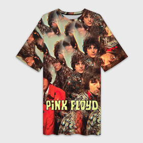 Платье-футболка 3D с принтом The Piper at the Gates of Dawn  Pink Floyd в Петрозаводске,  |  | pink floyd | pinkfloyd | альбом | арт | артрок | дэвид гилмор | пинк флойд | пинкфлойд | прогрессивный | психоделический | ричард райт | роджер уотерс | рок группа | сид барретт | симфонический | спэйс | эйсид