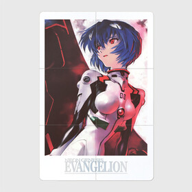 Магнитный плакат 2Х3 с принтом Rei | Evangelion в Петрозаводске, Полимерный материал с магнитным слоем | 6 деталей размером 9*9 см | ayanami rei | evangelion | evangelion rei | аянами рей | евангелион | евангелион рей | рей