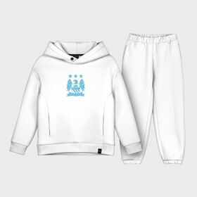 Детский костюм хлопок Oversize с принтом ManCity Blue Cotton Theme в Петрозаводске,  |  | city | manchester | manchester city | mcfc | uk | английский футбол | англия | апл | бернардо силва | гвардиола | горожане | лига чемпионов | манчестер | манчестер сити | сити | фанаты | футбол