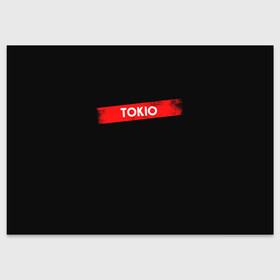 Поздравительная открытка с принтом TOKIO (БУМАЖНЫЙ ДОМ) в Петрозаводске, 100% бумага | плотность бумаги 280 г/м2, матовая, на обратной стороне линовка и место для марки
 | bella | bells | casa | ciao | de | el | jingle | la | moscow | netflix | papel | professor | resistencia | tokio | viva | бумажный | дом | профессор