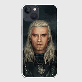 Чехол для iPhone 13 с принтом ВЕДЬМАК | 2 СЕЗОН в Петрозаводске,  |  | henry cavil | netflix | season 2 | the witcher | ведьмак | волк | генри | геральт | кавил | кавилл | нетфликс | сезон 2