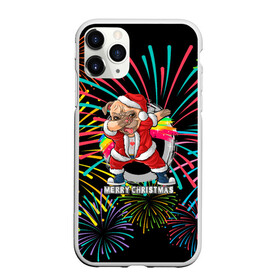 Чехол для iPhone 11 Pro Max матовый с принтом Merry Christmas Mops Dabbing. в Петрозаводске, Силикон |  | Тематика изображения на принте: 2022 | dabbing | happy new year | merry christmas | mops dabbing | год тигра | зима близко | нг | новогодний | новый год | новый год 2022 | рождество | салют | символ 2022 года | собака