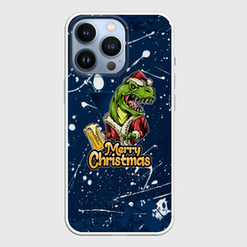 Чехол для iPhone 13 Pro с принтом Merry Christmas Пивозавр. в Петрозаводске,  |  | 2022 | happy new year | merry christmas | год тигра | дино | динозавр | зима близко | нг | новогодний | новый год | новый год 2022 | рождество | снежинки | тигр