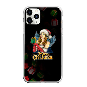 Чехол для iPhone 11 Pro матовый с принтом Merry Christmas Снегурочка с подарком. в Петрозаводске, Силикон |  | 2022 | happy new year | merry christmas | год тигра | зима близко | нг | новогодний | новый год | новый год 2022 | подарки | праздник | рождество | символ 2022 года | снегурочка | снежинки