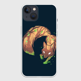 Чехол для iPhone 13 с принтом Лисолес в Петрозаводске,  |  | живо | животинка | животинки | животное | животные | звери | зверки | зверята | лес | лесной зверёк | лис | лиса | лисичка | лисички | лисолес | оранжевая лиса | тайга