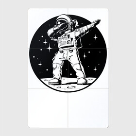 Магнитный плакат 2Х3 с принтом Space Dab в Петрозаводске, Полимерный материал с магнитным слоем | 6 деталей размером 9*9 см | astronaut | cosmos | dab | gesture | moon | space | spacesuit | star | жест | звезда | космонавт | космос | луна | скафандр
