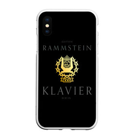 Чехол для iPhone XS Max матовый с принтом Rammstein XXI - Klavier в Петрозаводске, Силикон | Область печати: задняя сторона чехла, без боковых панелей | Тематика изображения на принте: lindemann | rammstein | ramstein | till lindemann | альбом | кристоф шнайдер | лоренц | метал | немецкая | оливер ридель | пауль ландерс | раммштайн | рамштайн | рихард круспе | рок группа | тилль линдеманн