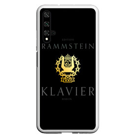 Чехол для Honor 20 с принтом Rammstein XXI - Klavier в Петрозаводске, Силикон | Область печати: задняя сторона чехла, без боковых панелей | lindemann | rammstein | ramstein | till lindemann | альбом | кристоф шнайдер | лоренц | метал | немецкая | оливер ридель | пауль ландерс | раммштайн | рамштайн | рихард круспе | рок группа | тилль линдеманн