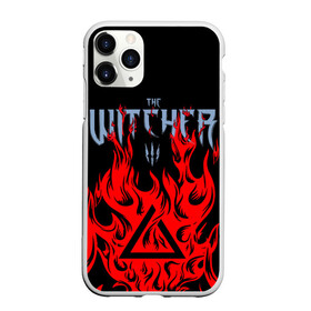 Чехол для iPhone 11 Pro Max матовый с принтом THE WITCHER 3 ВЕДЬМАК 3 FIRE ОГОНЬ в Петрозаводске, Силикон |  | geralt | the witcher | the witcher wild hunt | witcher | wolf | аард | аксий | белый волк | ведьмак | ведьмак 3 | волк | геральт | игни | ирден | йенифер | каер морхен | квен | охотник | трисс | цири | школа волка