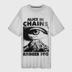 Платье-футболка 3D с принтом Alice ine cains Eye в Петрозаводске,  |  | alice in chains | alternative | metall | music | rock | алиса в цепях | альтернатива | металл | музыка | рок | элис ин чейнс