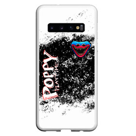 Чехол для Samsung Galaxy S10 с принтом Poppy Playtime Гранж в Петрозаводске, Силикон | Область печати: задняя сторона чехла, без боковых панелей | Тематика изображения на принте: poppy playtime | игра | кукла | монстр | плэйтайм | поппи плейтайм | хагги вагги | хоррор