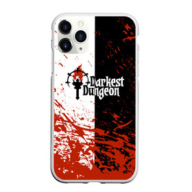 Чехол для iPhone 11 Pro матовый с принтом Darkest Dungeon | DD | Black White Logo в Петрозаводске, Силикон |  | Тематика изображения на принте: colour of madness | crimson court | darkest dungeon | game | logo | roguelike | shieldbreaker | the shieldbreaker | игра | лого | логотип | ролевая игра | темнейшее подземелье