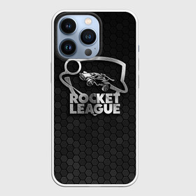 Чехол для iPhone 13 Pro с принтом Rocket League Metal Logo в Петрозаводске,  |  | auto | avto | car | race | rocket league | авто | гонки | машина | рокет лига | тачка