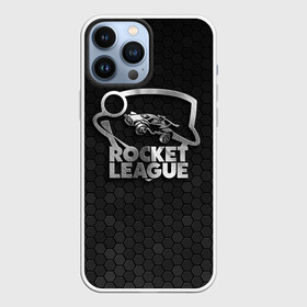 Чехол для iPhone 13 Pro Max с принтом Rocket League Metal Logo в Петрозаводске,  |  | auto | avto | car | race | rocket league | авто | гонки | машина | рокет лига | тачка