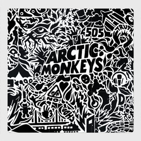 Магнитный плакат 3Х3 с принтом Arctic monkeys Pattern в Петрозаводске, Полимерный материал с магнитным слоем | 9 деталей размером 9*9 см | Тематика изображения на принте: alternative | arctic monkeys | metall | music | rock | альтернатива | арктик монкейс | арктические обезьяны | металл | музыка | рок