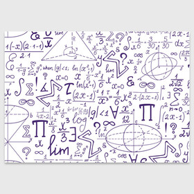 Поздравительная открытка с принтом МАТЕМАТИЧЕСКИЕ ФОРМУЛЫ НАУКА в Петрозаводске, 100% бумага | плотность бумаги 280 г/м2, матовая, на обратной стороне линовка и место для марки
 | emc 2 | emc2 | formula | знаменитые формулы | математика | наука | план | расчёта | схема | точные науки | физика | формула | формулы | чертёж | черчение | число п | эйнштейн