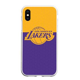 Чехол для iPhone XS Max матовый с принтом LAKERS LINE HEXAGON SPORT в Петрозаводске, Силикон | Область печати: задняя сторона чехла, без боковых панелей | Тематика изображения на принте: america | basketball | hexagon | kobe bryant | la | la lakers | lakers | los angeles lakers | nba | usa | баскетбол | гексагон | геометрия | кобе брайант | лос анджелес лейкерс | нба | соты | сша