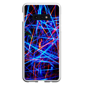 Чехол для Samsung S10E с принтом NEON LINES Glowing Lines Effect в Петрозаводске, Силикон | Область печати: задняя сторона чехла, без боковых панелей | Тематика изображения на принте: rave neon | живые линии | неновые лучи | неон | неоновая лампа | неоновая ночь | неоновые ленты | неоновые линии разных цветов | неоновый рейв | светящиеся линии | флекс неон | эффект неона