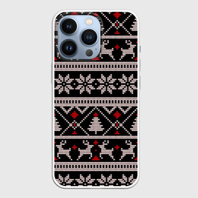 Чехол для iPhone 13 Pro с принтом DEER SWEATER | СВИТЕР С ОЛЕНЯМИ в Петрозаводске,  |  | 2022 | christmas | cold | deer | merry | new | snow | winter | year | буря | вязаный | год | елка | елки | ель | зима | лес | метель | мороз | новый | олени | олень | оленями | рождество | с | свитер | снег | снежинка | снежинки | холод