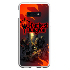 Чехол для Samsung S10E с принтом DARKEST DUNGEON   ТЕМНЕЙШЕЕ ПОДЗЕМЕЛЬЕ в Петрозаводске, Силикон | Область печати: задняя сторона чехла, без боковых панелей | darkest dungeon | darkest dungeon 2 | ад | готика | игра | огонь | пламя | темнейшее подземелье | ужасы