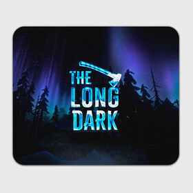 Прямоугольный коврик для мышки с принтом The Long Dark Logo в Петрозаводске, натуральный каучук | размер 230 х 185 мм; запечатка лицевой стороны | alaska | long dark | the long dark | аляска | выживание | длинная тьма | долгая тьма | игра long dark