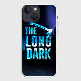 Чехол для iPhone 13 mini с принтом The Long Dark Logo в Петрозаводске,  |  | alaska | long dark | the long dark | аляска | выживание | длинная тьма | долгая тьма | игра long dark