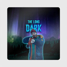 Магнит виниловый Квадрат с принтом The Long Dark Will Mackenzie в Петрозаводске, полимерный материал с магнитным слоем | размер 9*9 см, закругленные углы | long dark | the long dark | will mackenzie | длинная тьма | долгая тьма | игра long dark | уилл маккензи