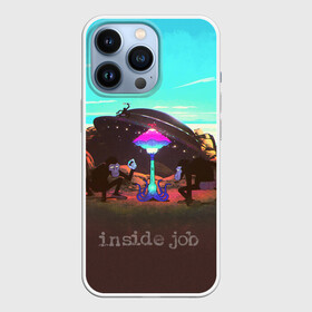 Чехол для iPhone 13 Pro с принтом Mike Inside Job в Петрозаводске,  |  | горы | гриб | камни | нло | приматы
