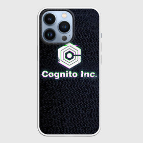 Чехол для iPhone 13 Pro с принтом Экран Cognito Inc в Петрозаводске,  |  | Тематика изображения на принте: знак | лого | надпись | помехи | экран