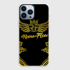 Чехол для iPhone 13 Pro Max с принтом The Queen of Flow   La Reina del Flow   Королева потока   Королева Флоу в Петрозаводске,  |  | excelsior studios | la reina del flow | the queen of flow | yeimy montoya | йейми монтойя | королева потока | королева флоу | крылья | сериал | чарли флоу