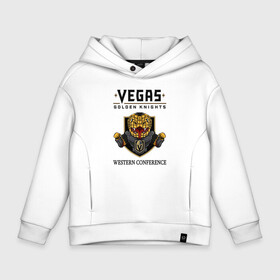 Детское худи Oversize хлопок с принтом Vegas Golden Knights Вегас Золотые Рыцари в Петрозаводске, френч-терри — 70% хлопок, 30% полиэстер. Мягкий теплый начес внутри —100% хлопок | боковые карманы, эластичные манжеты и нижняя кромка, капюшон на магнитной кнопке | golden | hockey | ice | knights | nhl | sport | team | vegsd | вегас | золото | лед | нхл | рыцари | спорт | хоккей | шайбу