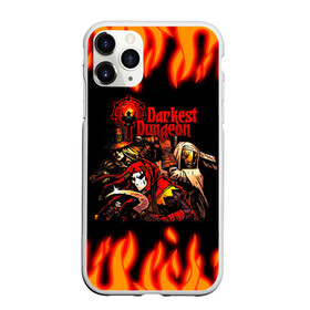 Чехол для iPhone 11 Pro матовый с принтом Darkest Dungeon Heroes в Петрозаводске, Силикон |  | darkest dungeon | могильная воровка | прокаженный | темнейшее подземелье | темное подземелье | шут