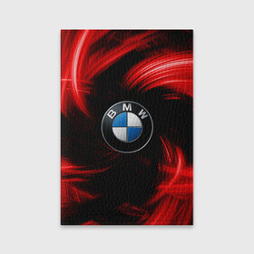 Обложка для паспорта матовая кожа с принтом BMW RED BEAST в Петрозаводске, натуральная матовая кожа | размер 19,3 х 13,7 см; прозрачные пластиковые крепления | autosport | bmw | motorsport | авто | автоспорт | бмв | в тренде | красный | машина | подарок | популярое | рекомендации | спорт