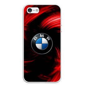 Чехол для iPhone 5/5S матовый с принтом BMW RED BEAST в Петрозаводске, Силикон | Область печати: задняя сторона чехла, без боковых панелей | autosport | bmw | motorsport | авто | автоспорт | бмв | в тренде | красный | машина | подарок | популярое | рекомендации | спорт