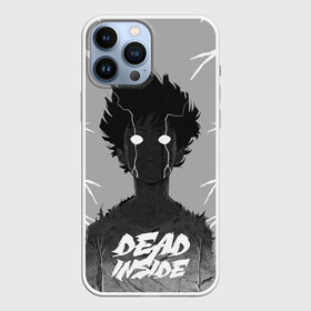 Чехол для iPhone 13 Pro Max с принтом DEAD INSIDE (Mob psycho) в Петрозаводске,  |  | dead inside | mob psycho | аниме | ветки | персонаж | рисунок