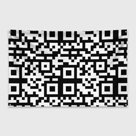 Флаг-баннер с принтом qr code куаркод в Петрозаводске, 100% полиэстер | размер 67 х 109 см, плотность ткани — 95 г/м2; по краям флага есть четыре люверса для крепления | Тематика изображения на принте: covid | qr code | антикороновирус | ковид | куаркод | привика