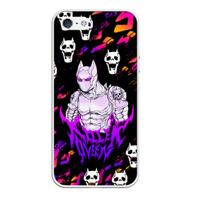 Чехол для iPhone 5/5S матовый с принтом JOJO   KILLER QUEEN   КОРОЛЕВА УБИЙЦА   ДЖО ДЖО в Петрозаводске, Силикон | Область печати: задняя сторона чехла, без боковых панелей | adventure | jojo | jojos bizarre | jojos bizarre adventure | killer queen | pattern | yare yare daze | аниме | брызги | джоджо | манга | узор | яре яре дазе