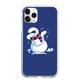 Чехол для iPhone 11 Pro Max матовый с принтом Dab Snowman in a scarf в Петрозаводске, Силикон |  | Тематика изображения на принте: 2022 | 22 | christmas | dab | dub | new | notes | scarf | snow | snowman | snowy | woman | year | баба | год | даб | новый | ноты | очки | рождество | снег | снеговик | снежная | шарф