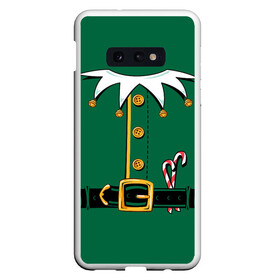 Чехол для Samsung S10E с принтом Christmas Elf Outfit в Петрозаводске, Силикон | Область печати: задняя сторона чехла, без боковых панелей | christmas | claus | clothes | deer | elf | frost | helpers | new | north | outfit | pole | santa | year | год | дед | клаус | мороз | новый | одежда | олени | полюс | помощники | рождественский | рождество | санта | санты | северный | эльф