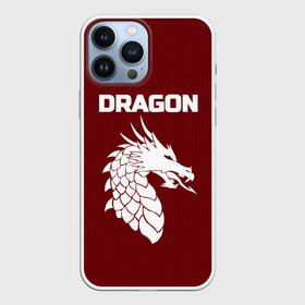 Чехол для iPhone 13 Pro Max с принтом WHITE_DRAGON в Петрозаводске,  |  | Тематика изображения на принте: dragon | white | white dragon | белый | белый дракон | дракон | дракон вектор