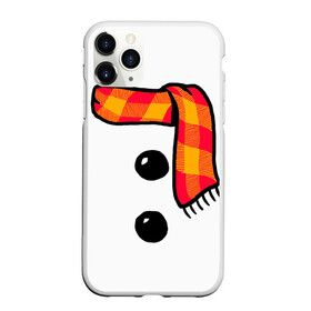 Чехол для iPhone 11 Pro Max матовый с принтом Snowman Outfit в Петрозаводске, Силикон |  | attributes | buttons | christmas | new | scarf | snow | snowman | snowy | woman | year | атрибутика | баба | год | новый | пуговица | пуговицы | рождество | снег | снеговик | снежная | шарф