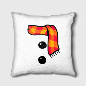 Подушка 3D с принтом Snowman Outfit в Петрозаводске, наволочка – 100% полиэстер, наполнитель – холлофайбер (легкий наполнитель, не вызывает аллергию). | состоит из подушки и наволочки. Наволочка на молнии, легко снимается для стирки | attributes | buttons | christmas | new | scarf | snow | snowman | snowy | woman | year | атрибутика | баба | год | новый | пуговица | пуговицы | рождество | снег | снеговик | снежная | шарф