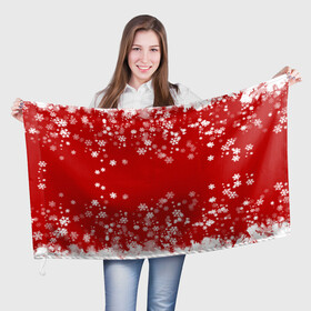 Флаг 3D с принтом Вечный снегопад в Петрозаводске, 100% полиэстер | плотность ткани — 95 г/м2, размер — 67 х 109 см. Принт наносится с одной стороны | 2021 | 2022 | happy new year | happy new year 2022 | новый год | новый год 2022 | праздник | снежинки