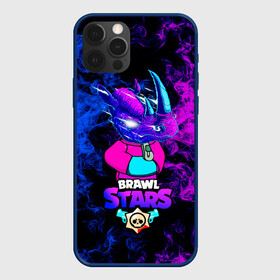 Чехол для iPhone 12 Pro Max с принтом Brawl Stars Леон Носорог 2022 в Петрозаводске, Силикон |  | бравл старс | игра | леон | неон | носорог | скин